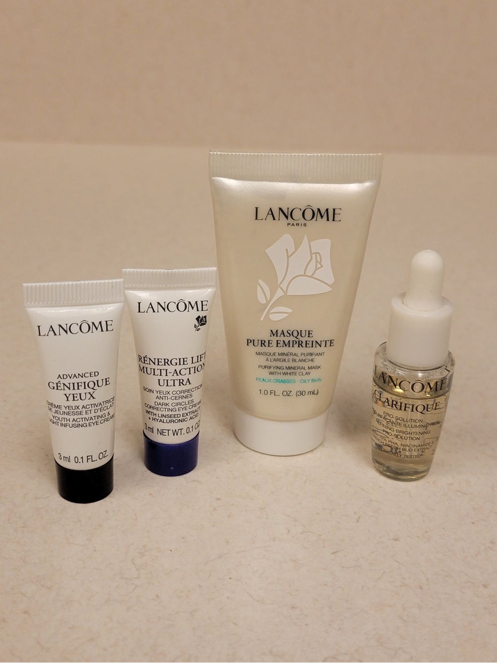 Lancome Set of 4 Deluxe Skincare Samples